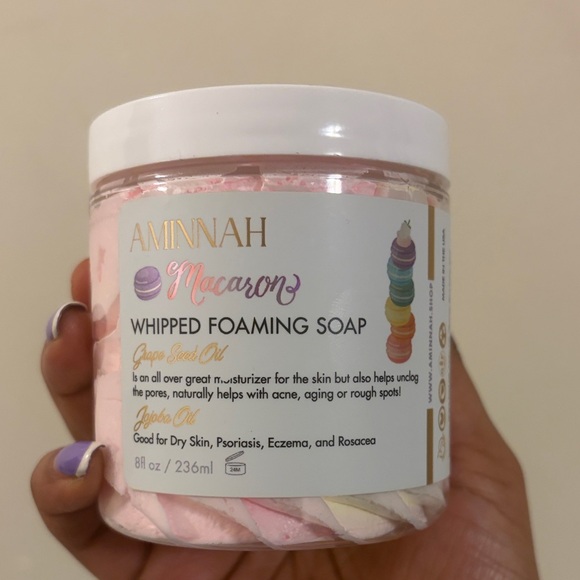 Aminnah Other - Aminnah Macaron Whipped Foaming Soap - macaron